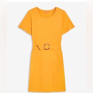 Joe Fresh Orange Belted T-Shirt Dress - New - Large